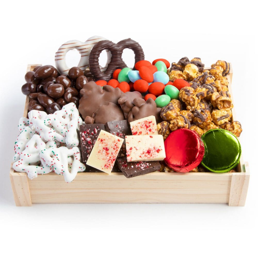 Sweets and Treats Christmas Crate - Gift Baskets - ShelHealth