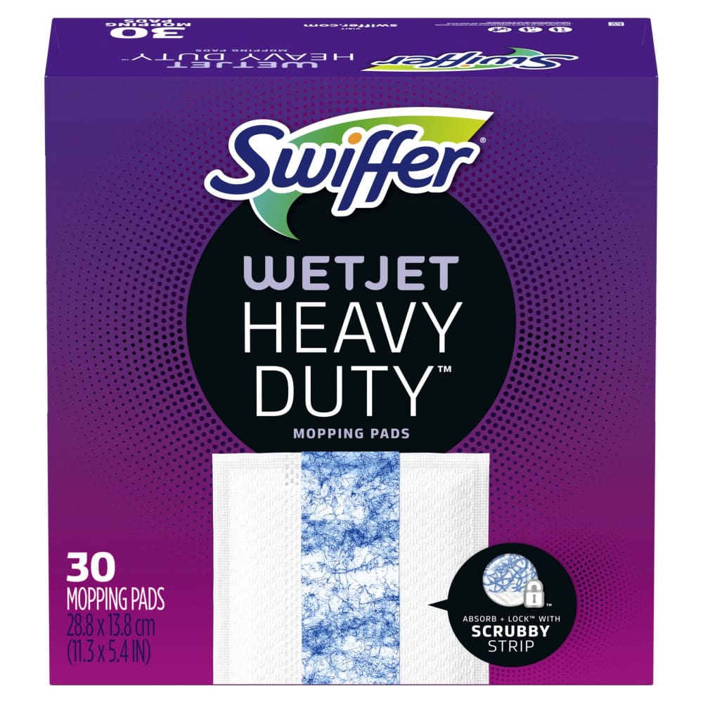 Swiffer Swiffer WetJet Hardwood Floor Spray Mop Pad Refill Extra Power 30 ct. - Home/Grocery Household & Pet/Cleaning & Household