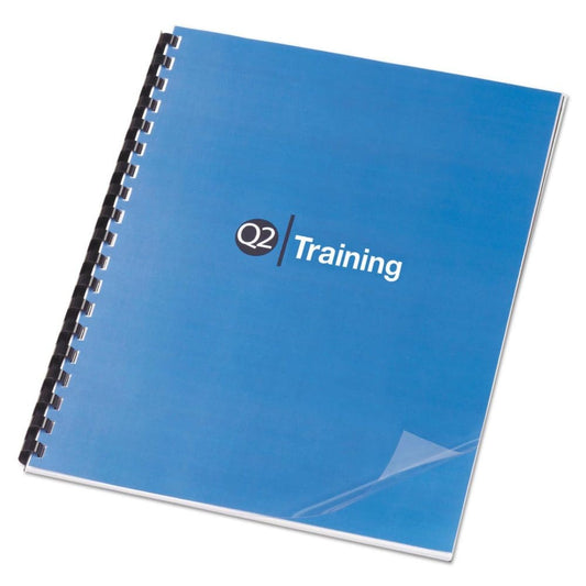 Swingline GBC - Clear View Presentation Binding System Cover 11 x 8-1/2 Clear - 100/Box - Basic Office Supplies - Swingline