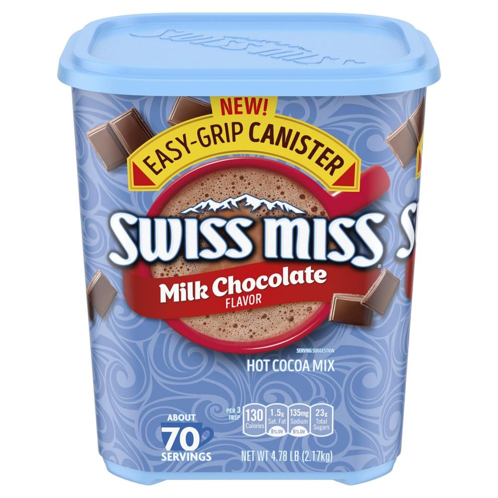 Swiss Miss Milk Chocolate Hot Cocoa Mix Canister (76.5 oz.) - Coffee Tea & Cocoa - Swiss Miss