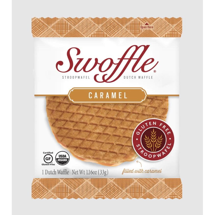 SWOFFLE: Caramel Stroopwafel 1.16 oz (Pack of 6) - SWOFFLE