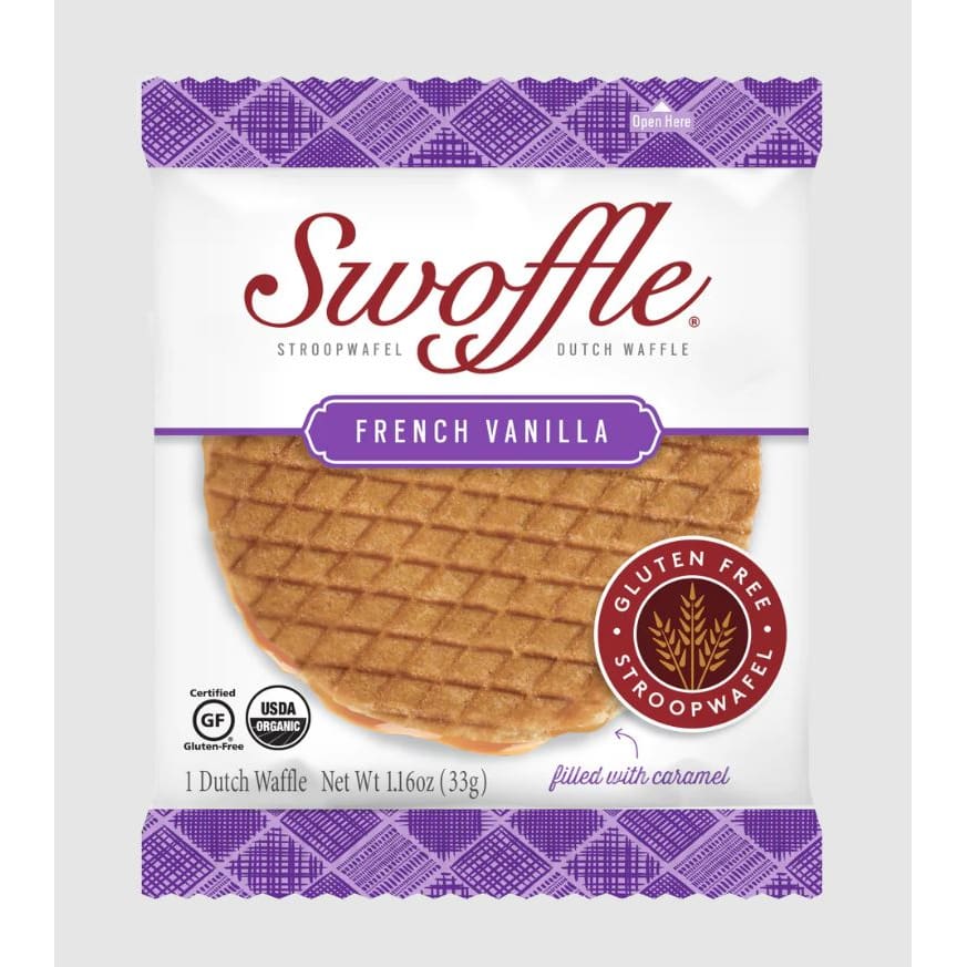 SWOFFLE: French Vanilla Stroopwafel 1.16 oz (Pack of 6) - SWOFFLE