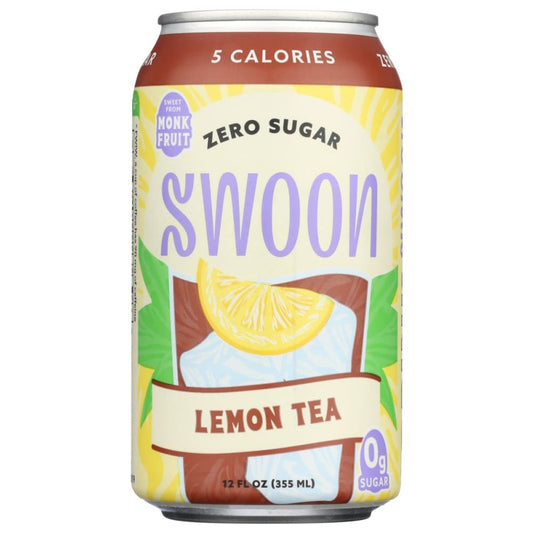 SWOON: Lemon Tea Zero Sugar 12 fo (Pack of 6) - Grocery > Beverages > Coffee Tea & Hot Cocoa - SWOON