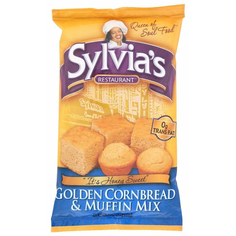 SYLVIAS Grocery > Cooking & Baking > Baking Ingredients SYLVIAS: Golden Cornbread and Muffin Mix, 8.5 oz