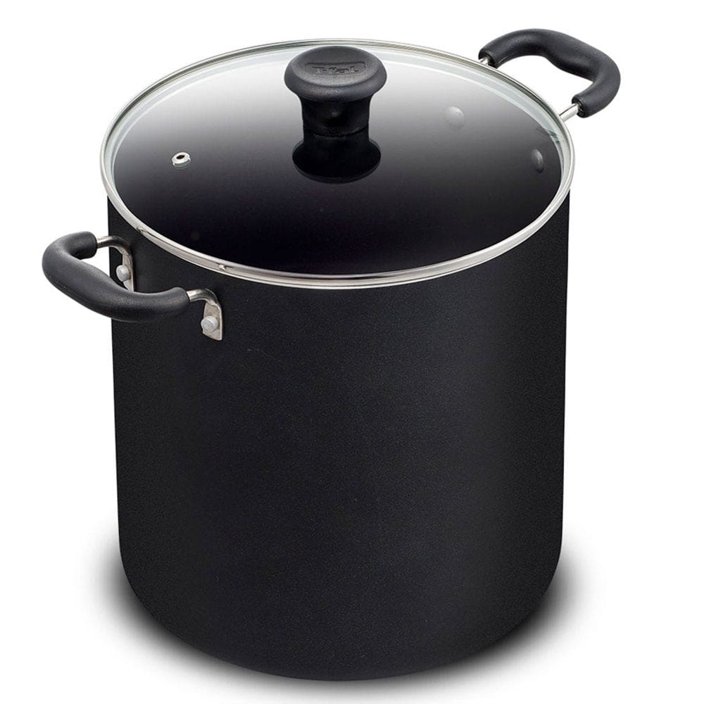 T-fal 12-Quart Nonstick Stock Pot With Lid | ShelHealth
