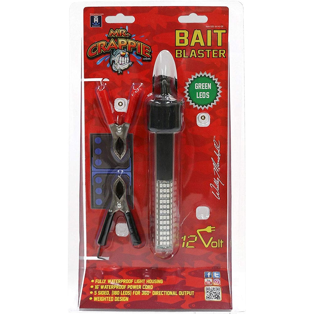 T-H Marine Mr. Crappie Bait Blaster - Underwater Green Light - Lighting | Underwater Lighting,Hunting & Fishing | Fishing Accessories - T-H