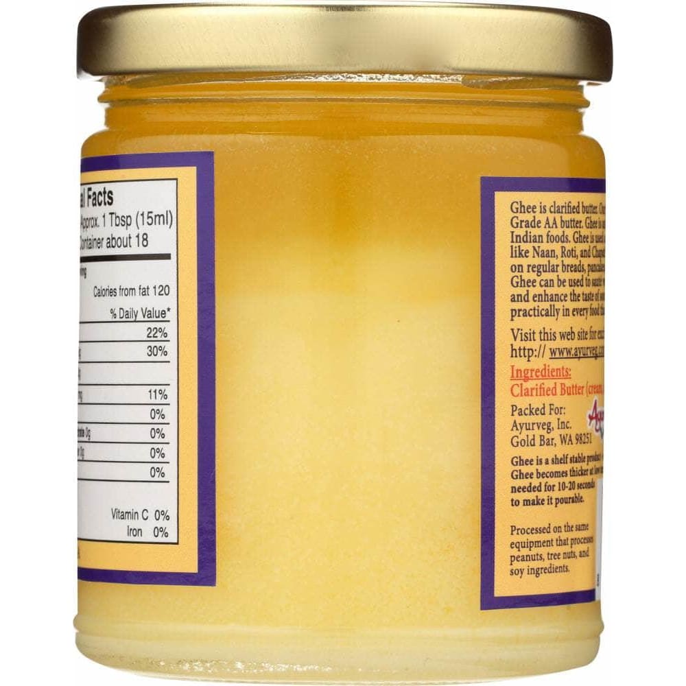 TAAZA Grocery > Dairy, Dairy Substitutes and Eggs > Butters TAAZA: Clarified Pure Ghee Butter, 9 oz