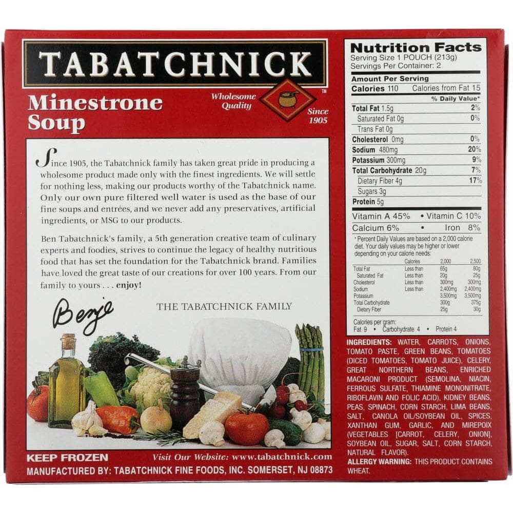 TABATCHNICK Grocery > Frozen TABATCHNICK: Minestrone Soup, 15 oz