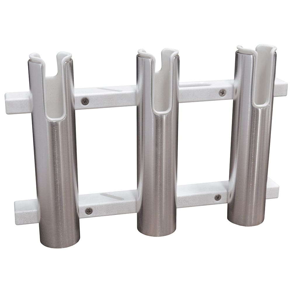 TACO Aluminum/ Poly 3-Rod Rack Holder - Hunting & Fishing | Rod & Reel Storage - TACO Marine