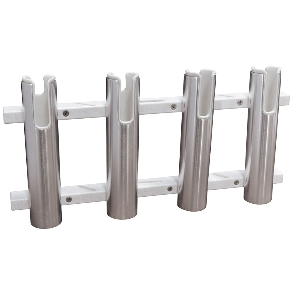 TACO Aluminum/ Poly 4-Rod Rack Holder - Hunting & Fishing | Rod & Reel Storage - TACO Marine