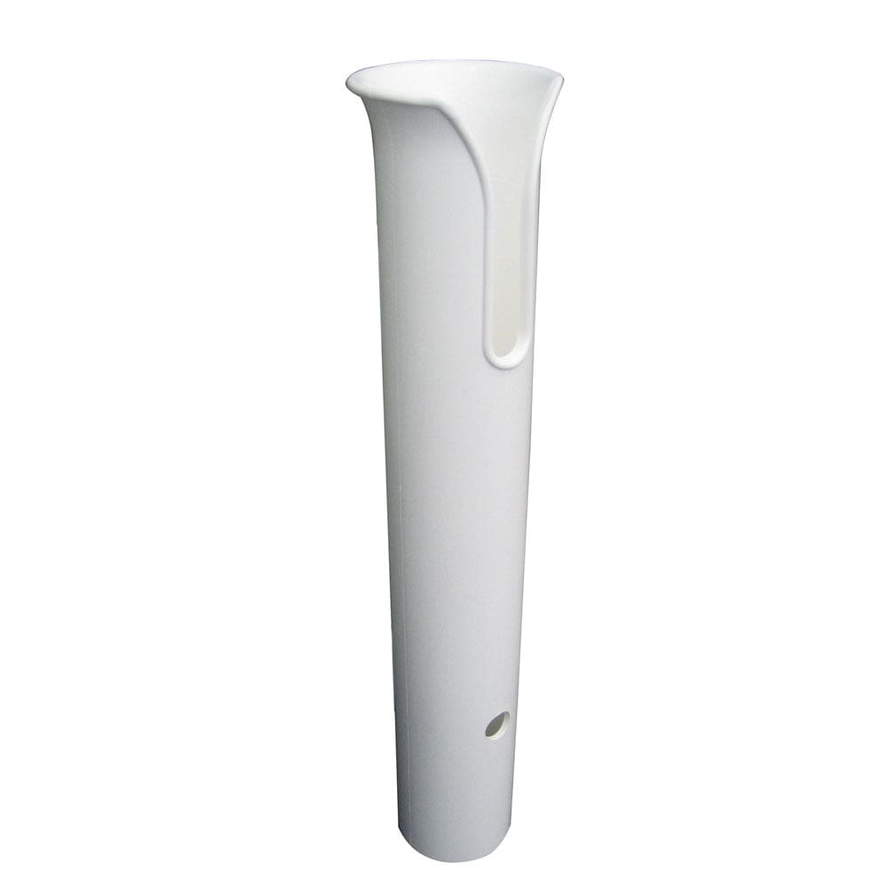 TACO Poly Thru-Bolt Rod Holder w/ Mounting Holes - No Hardware - White (Pack of 2) - Hunting & Fishing | Rod Holders - TACO Marine