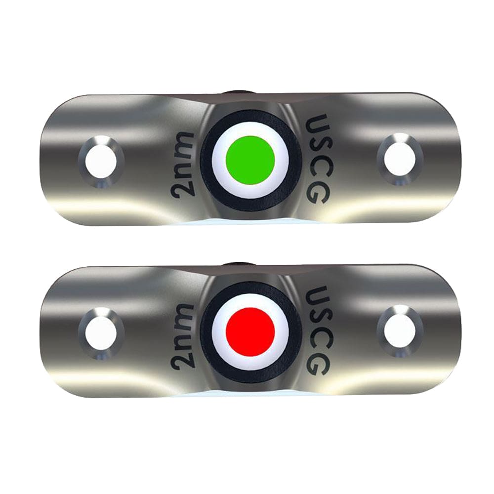 TACO Rub Rail Mounted LED Navigation Light Set - 2-1/ 2 - Lighting | Navigation Lights - TACO Marine
