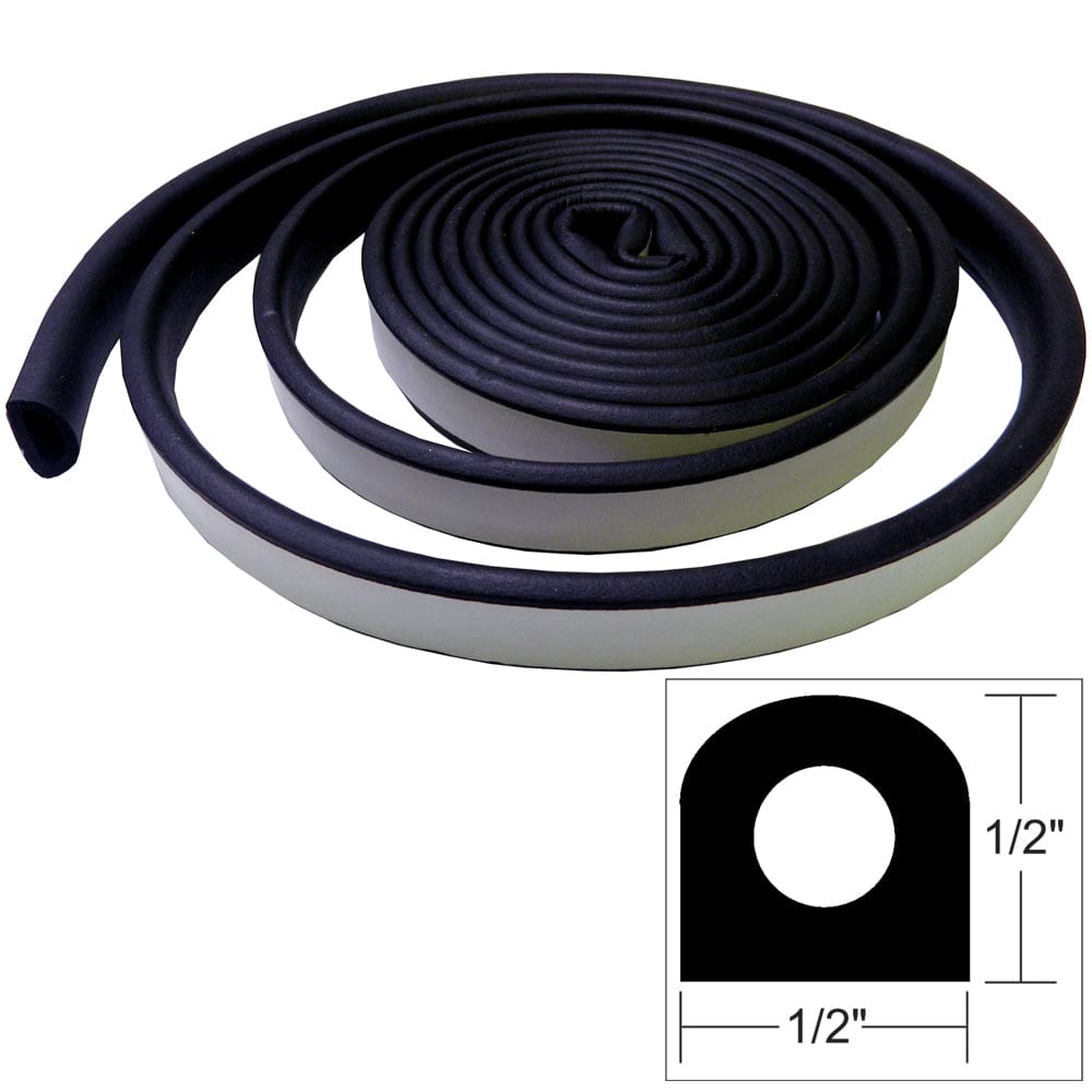 TACO Weather Seal - 10’L x ½W x ½H - Black - Automotive/RV | Accessories,Boat Outfitting | Accessories - TACO Marine
