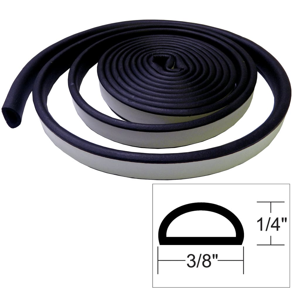 TACO Weather Seal - 10’L x ¼H x ⅜W - Black - Automotive/RV | Accessories,Boat Outfitting | Accessories - TACO Marine