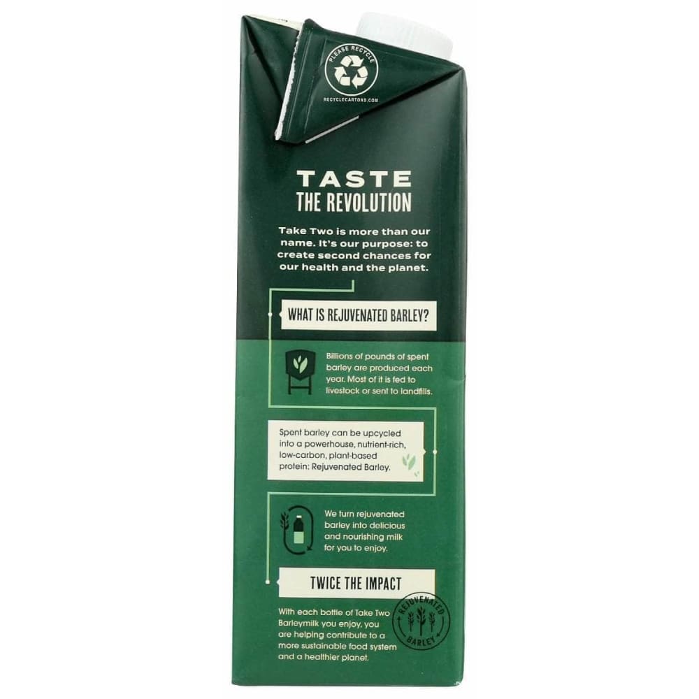 TAKE TWO FOODS Take Two Foods Barleymilk Unsweetened, 32 Fo