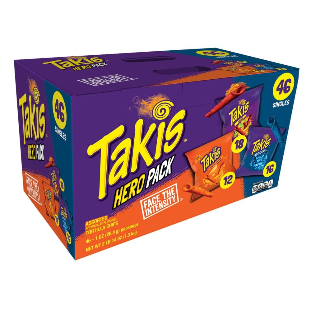 Takis Hero Variety Pack Tortilla Chips (1 oz., 46 pk.) | ShelHealth