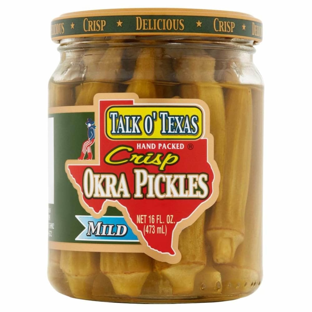TALK O TEXAS Talk O Texas Okra Pickled Mild, 16 Oz