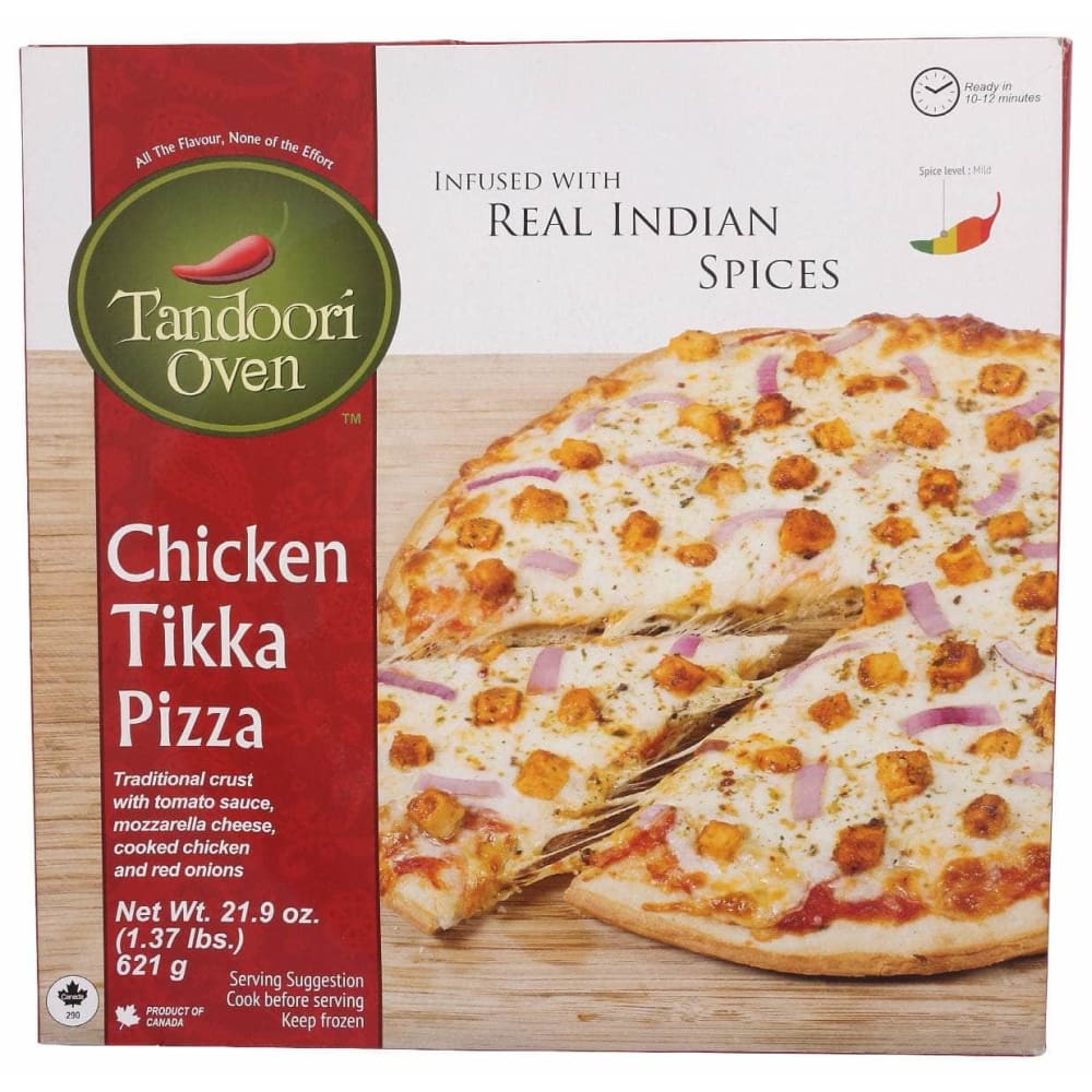 Tandoori Oven Grocery > Frozen TANDOORI OVEN: Pizza Tandoori Chkn Tikka, 621 gm