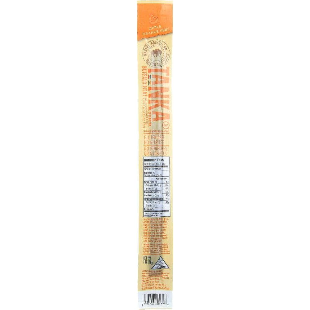 Tanka Bar Tanka Apple Orange Peel Snack Stix, 1 oz