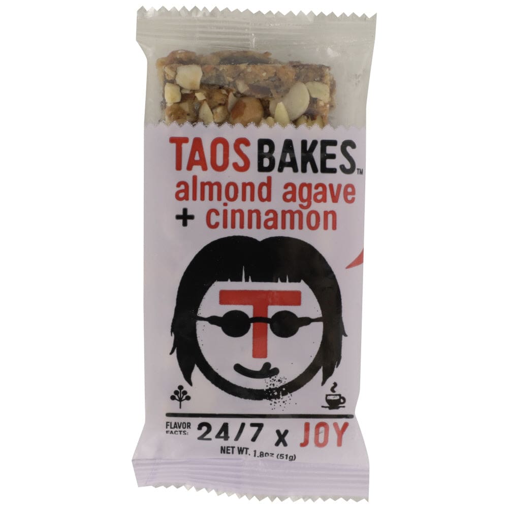 TAOS BAKES: BAR ALMND AGAVE CNMN (1.800 OZ) (Pack of 6) - Snacks Other - TAOS BAKES