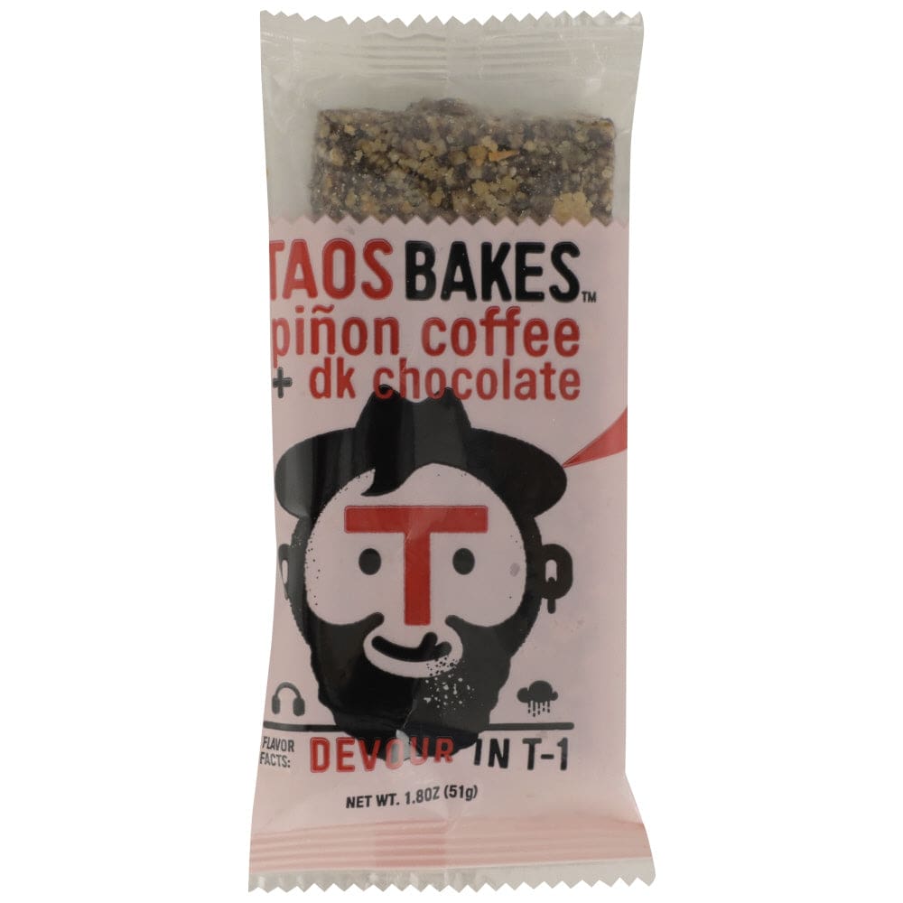 TAOS BAKES: BAR PINON CFEE DRK CHOC (1.800 OZ) (Pack of 6) - Snacks Other - TAOS BAKES
