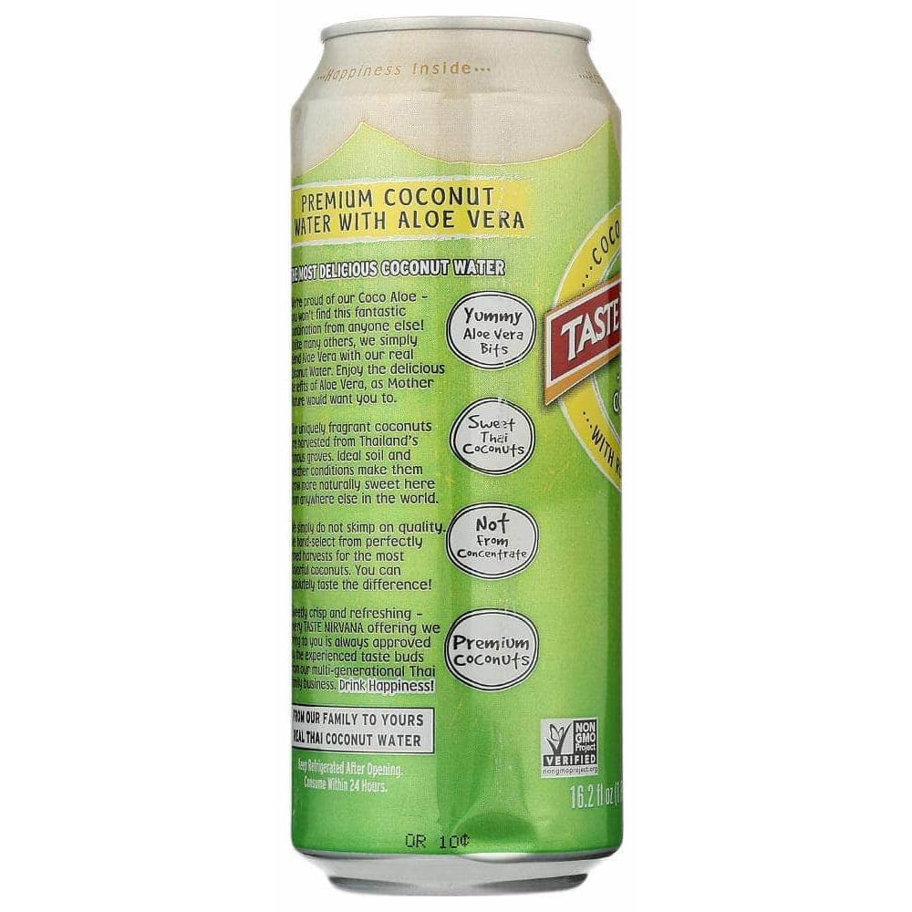 TASTE NIRVANA Taste Nirvana Real Coconut Water Tall Can, 16.2 Oz