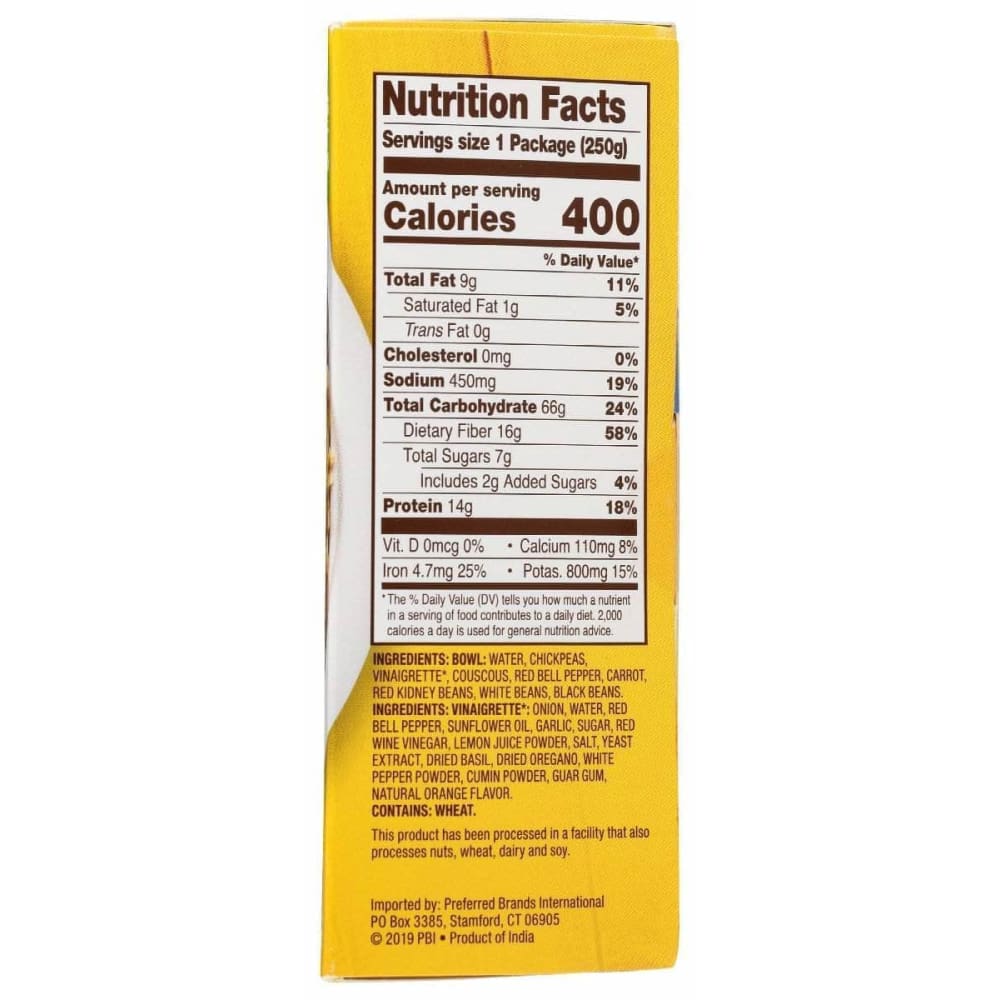 TASTY BITE Tasty Bite Bowl Prtn Mediterranean, 8.8 Oz