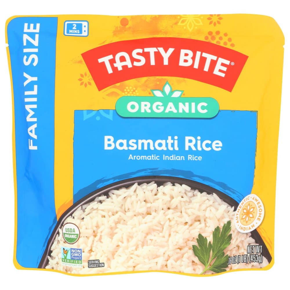 TASTY BITE: Rice Basmati Family Size 16 oz (Pack of 4) - Grocery > Pantry > Rice - TASTY BITE