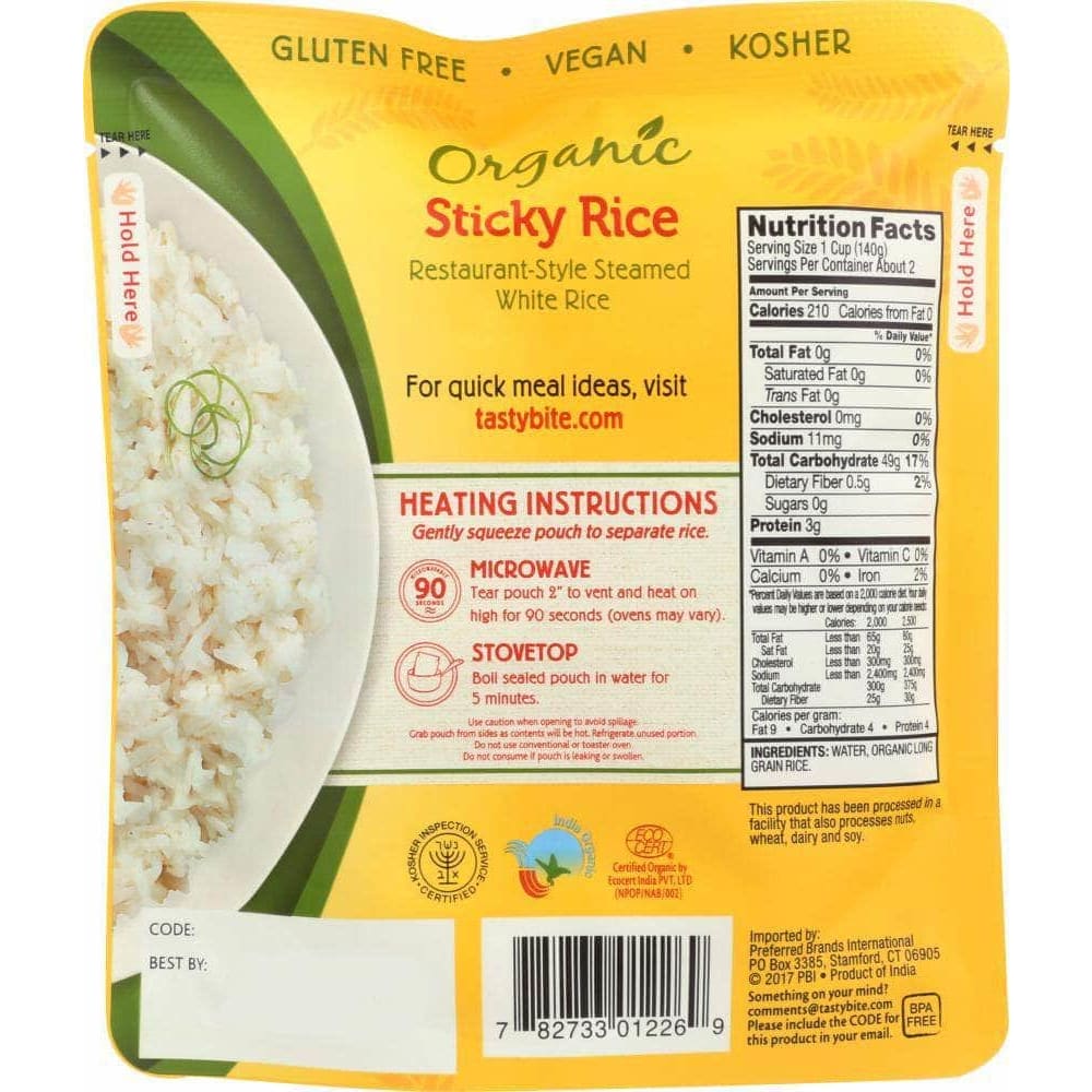 Tasty Bite Tasty Bite Sticky Rice, 8.8 oz