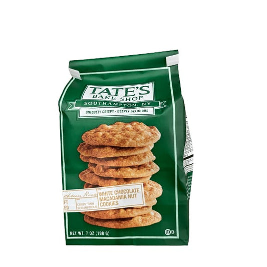 Tate's Bake Shop Tate's Bake Shop White Chocolate Macadamia Nut Cookies, 7 oz