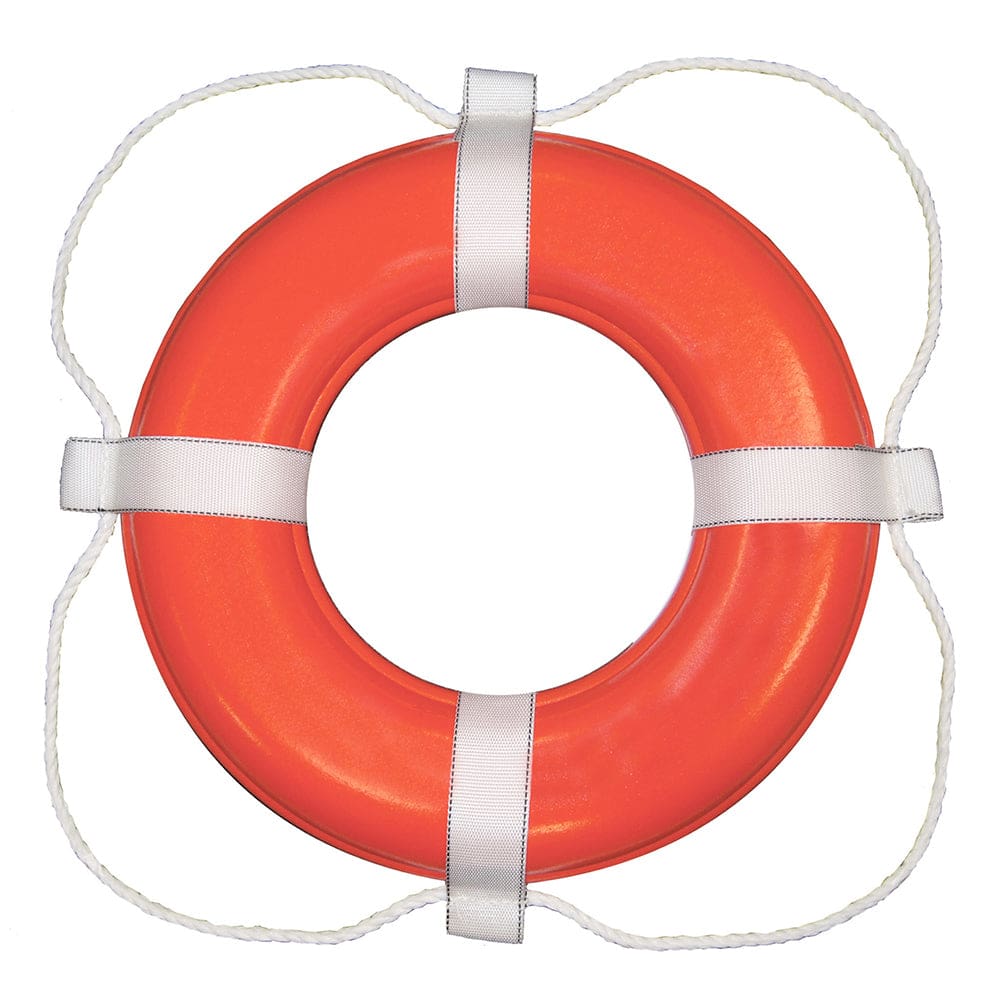 Taylor Made Foam Ring Buoy - 30 - Orange w/ White Grab Line - Marine Safety | Personal Flotation Devices - Taylor Made