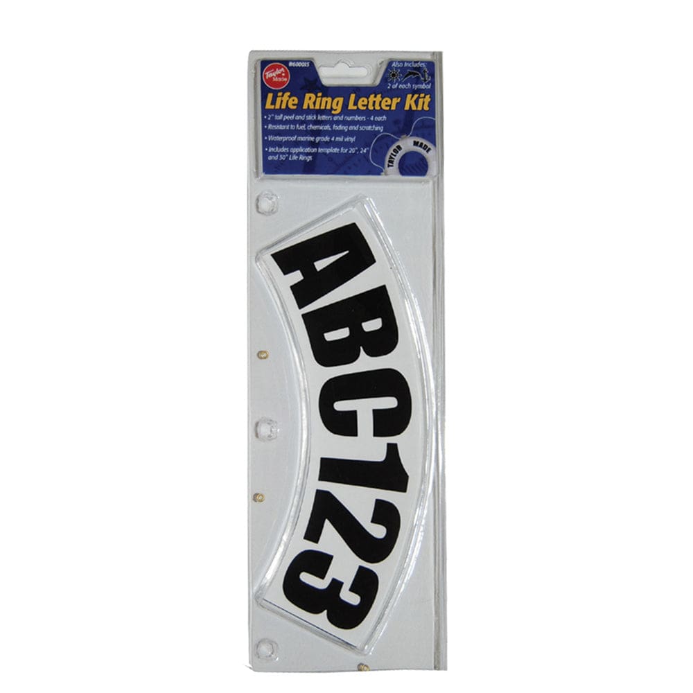 Taylor Made Life Ring Letter Kit - Boat Outfitting | Accessories - Taylor Made