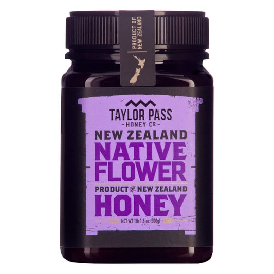 TAYLOR PASS HONEY: Native Flower Honey 500 gm - Grocery > Cooking & Baking > Honey - TAYLOR PASS HONEY