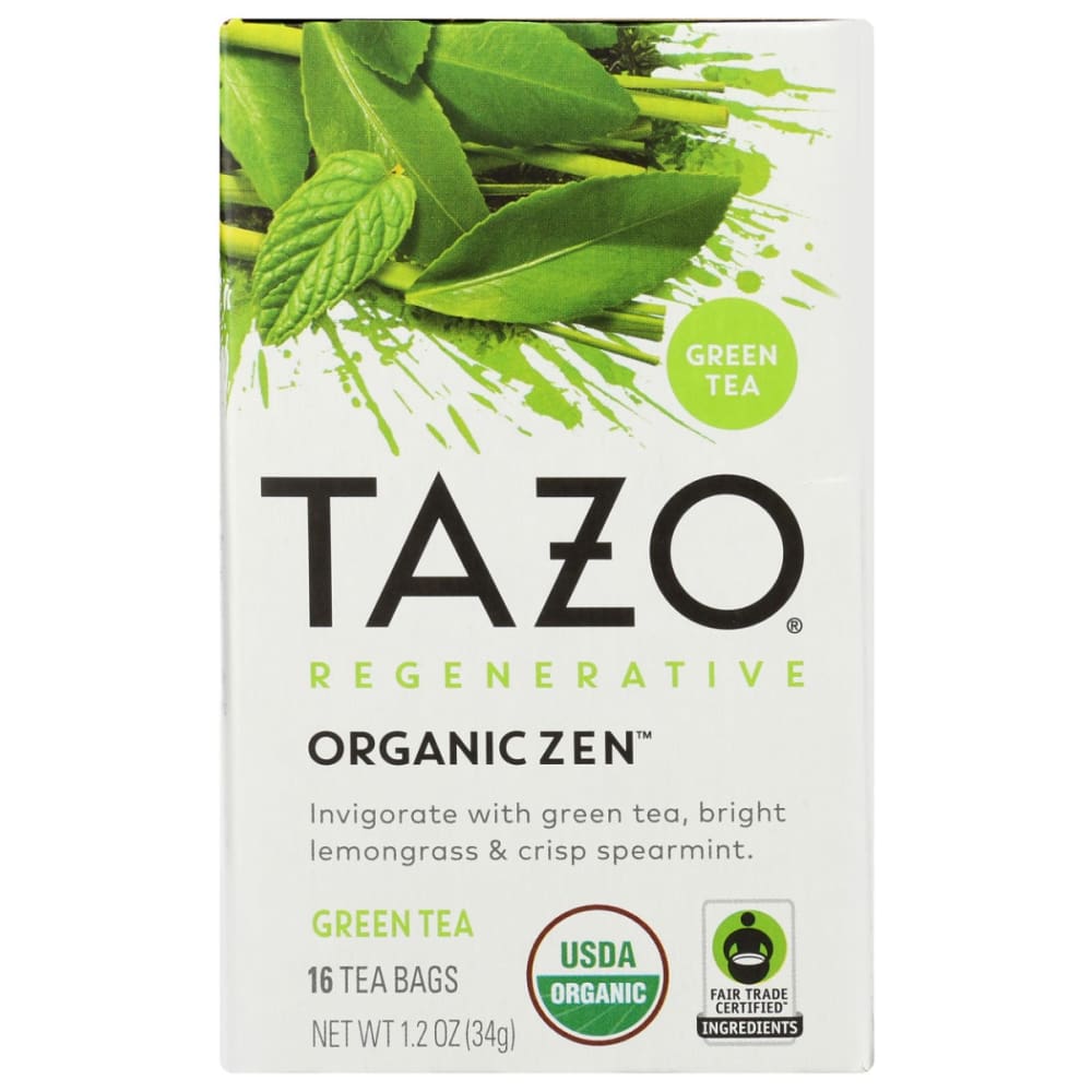 TAZO: Tea Bag Zen Org 16 BG (Pack of 5) - Grocery > Beverages > Coffee Tea & Hot Cocoa - TAZO