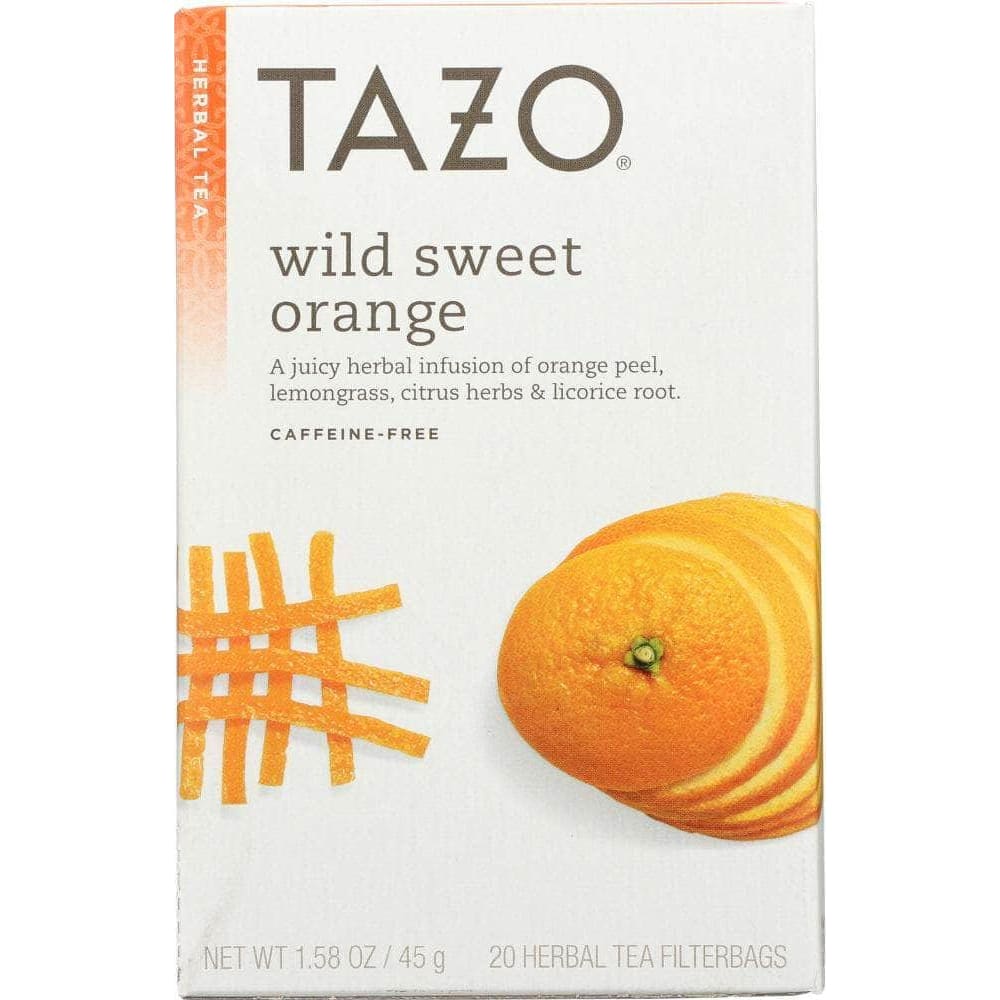 Tazo Tazo Wild Sweet Orange Herbal Tea Caffeine-Free 20 Tea Bags, 1.58 oz