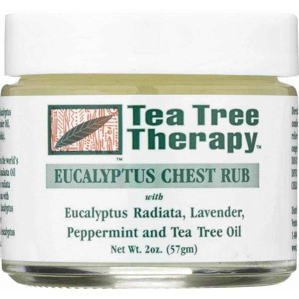 Tea Tree Therapy Tea Tree Therapy Eucalyptus Chest Rub, 2 oz