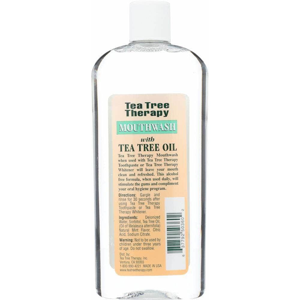 TEA TREE THERAPY Tea Tree Therapy Mouthwash With Tea Tree Oil, 12 Oz