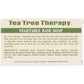 Tea Tree Therapy Tea Tree Therapy Vegetable Base Soap with Tea Tree Oil, 3.9 oz