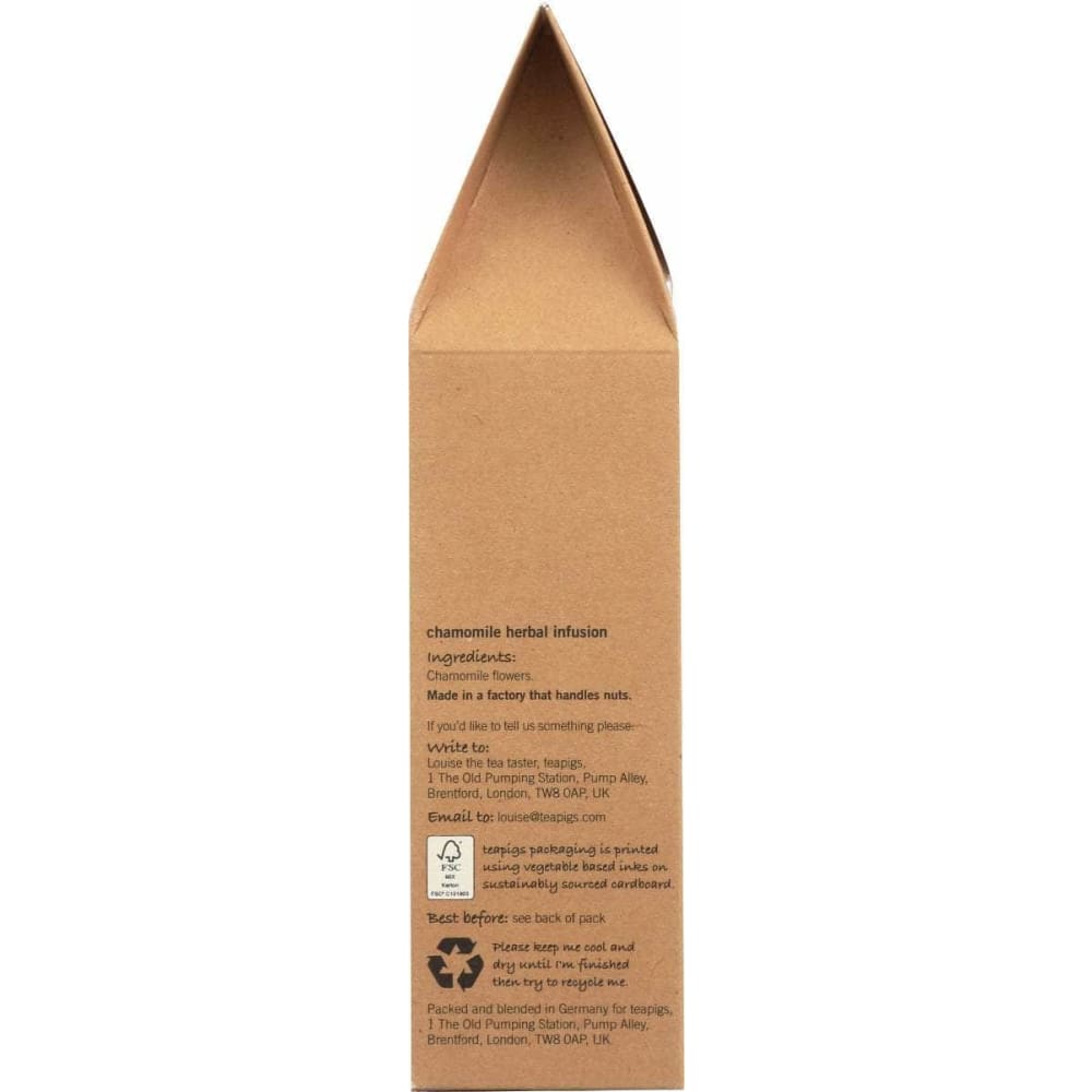 TEAPIGS Grocery > Beverages > Coffee, Tea & Hot Cocoa TEAPIGS: Chamomile Tea, 15 bg
