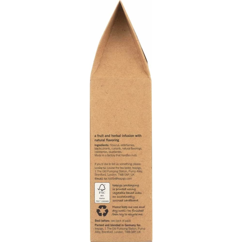 TEAPIGS Grocery > Beverages > Coffee, Tea & Hot Cocoa TEAPIGS: Tea Super Fruit, 15 bg