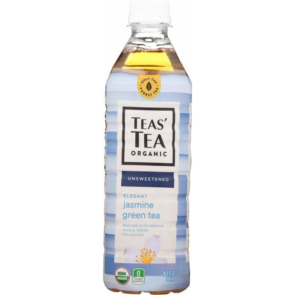 Teas Tea Teas' Tea Organic Unsweetened Jasmine Green Tea, 16.9 oz