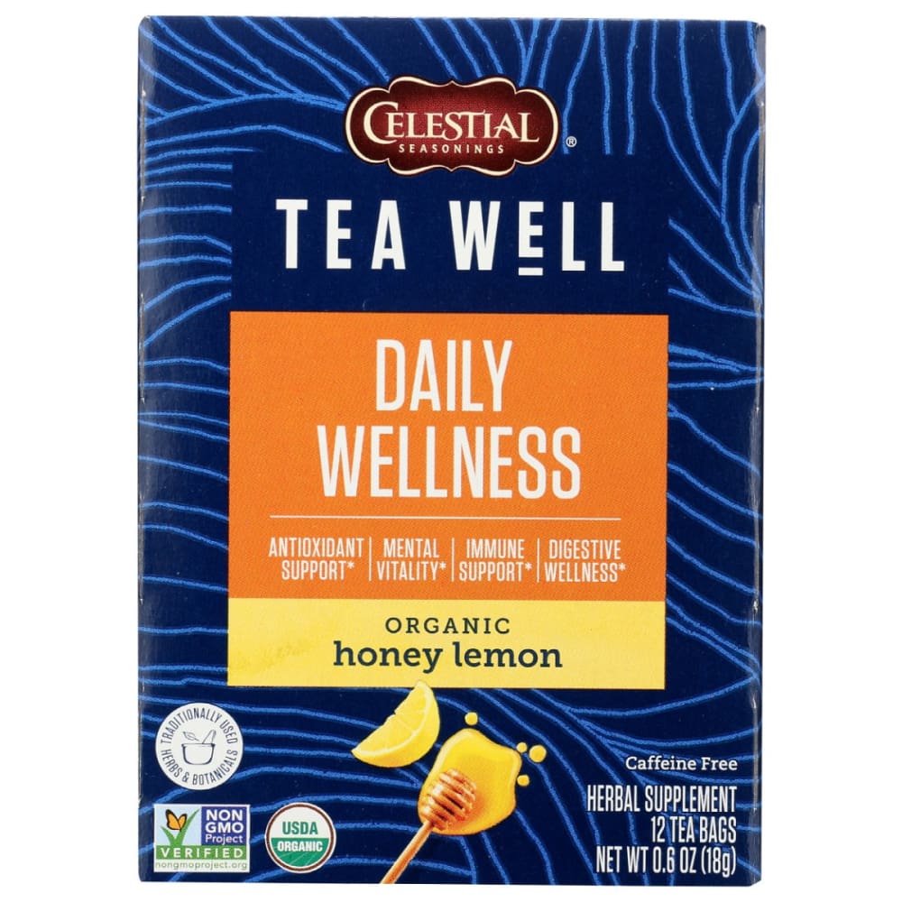 TEAWELL: Tea Honey Lemon 12 BG (Pack of 5) - Grocery > Beverages > Coffee Tea & Hot Cocoa - TEAWELL