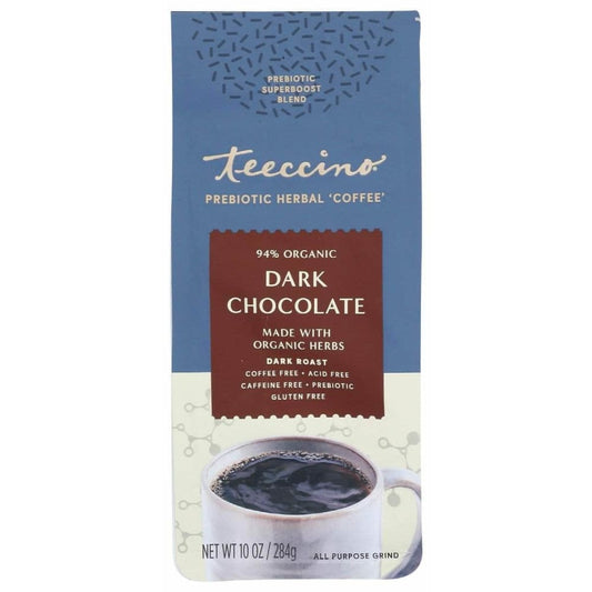 TEECCINO Teeccino Coffee Dark Chocolate Prebiotic, 10 Oz