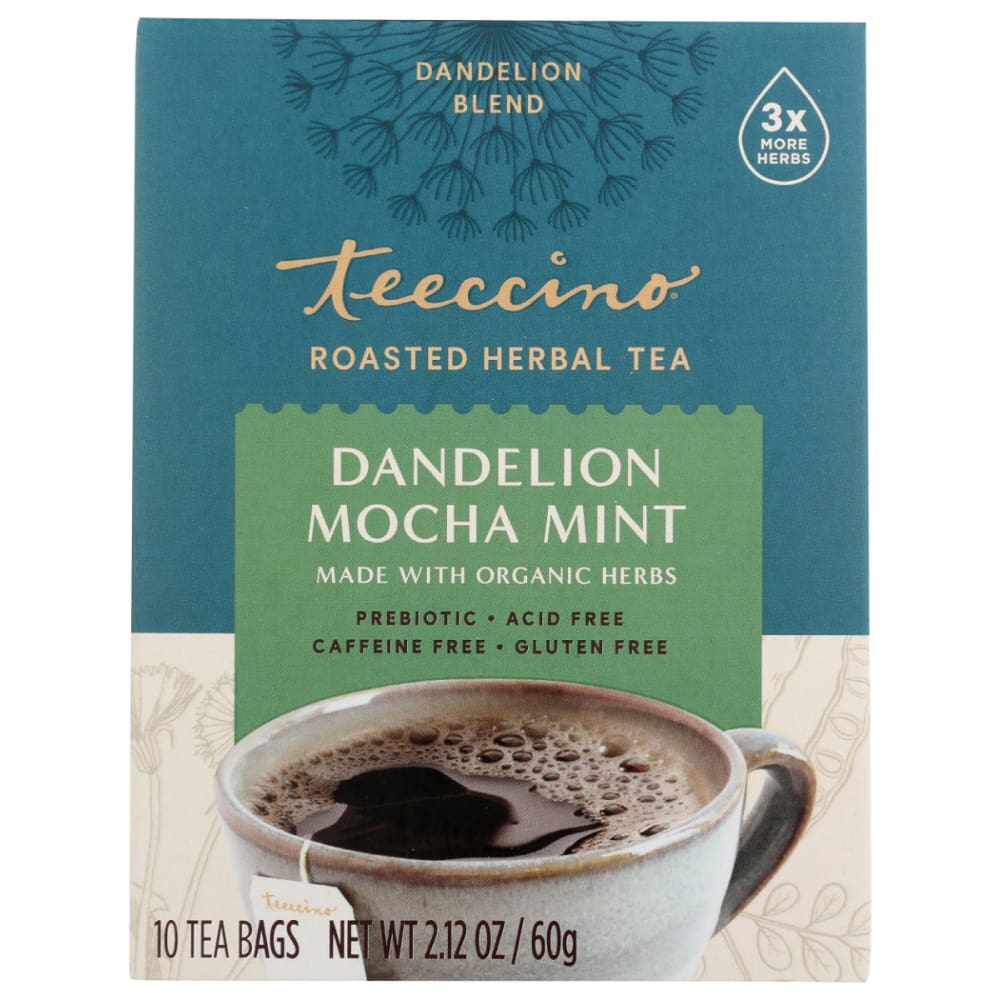 TEECCINO: TEA DANDELION MOCHA MINT (10.000 BG) (Pack of 4) - Beverages > Coffee Tea & Hot Cocoa - TEECCINO