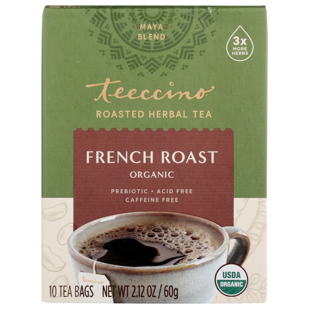TEECCINO: Tea French Roast Snglsrv 10 ct (Pack of 4) - Beverages > Coffee Tea & Hot Cocoa - TEECCINO