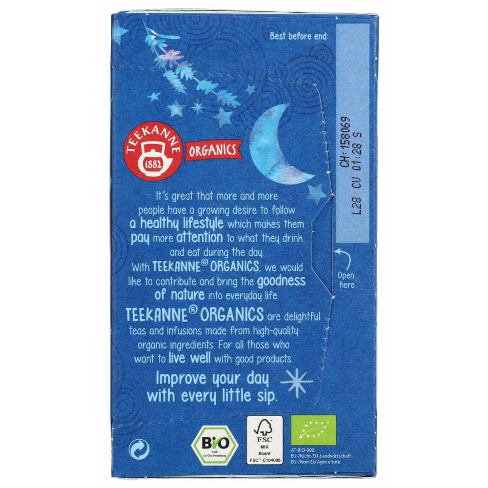 TEEKANNE Grocery > Beverages > Coffee, Tea & Hot Cocoa TEEKANNE: Tea Sleep Dream Org, 20 bg