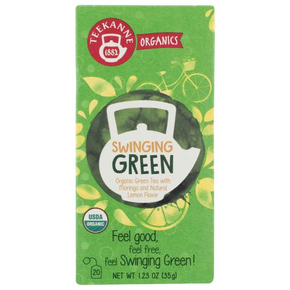 TEEKANNE Grocery > Beverages > Coffee, Tea & Hot Cocoa TEEKANNE: Tea Swinging Green Org, 20 bg