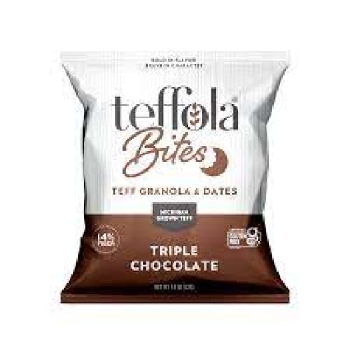 TEFFOLA: Bites Teffola Trple Choc 1.4 OZ (Pack of 5) - Bars Granola & Snack - TEFFOLA