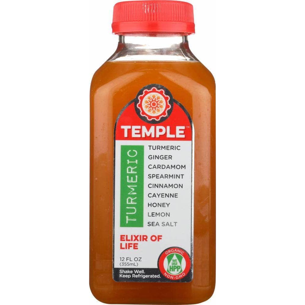 Temple Turmeric Temple Turmeric Elixir of Life Beverage, 12 oz