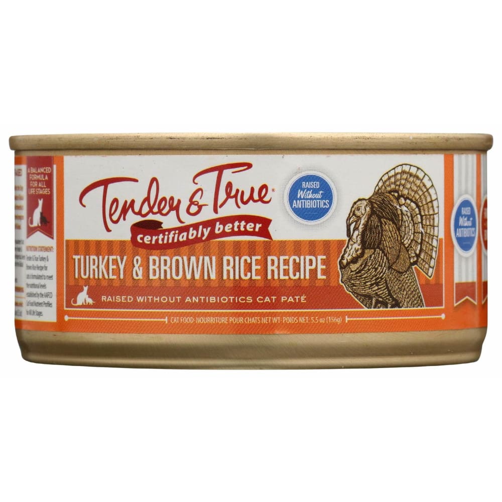 TENDER AND TRUE TENDER AND TRUE Cat Fd Turkey & Brn Rice, 5.5 oz